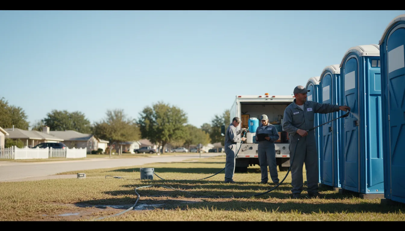 Long-Term Portable Toilet Rental in Blooming Grove, TX near me